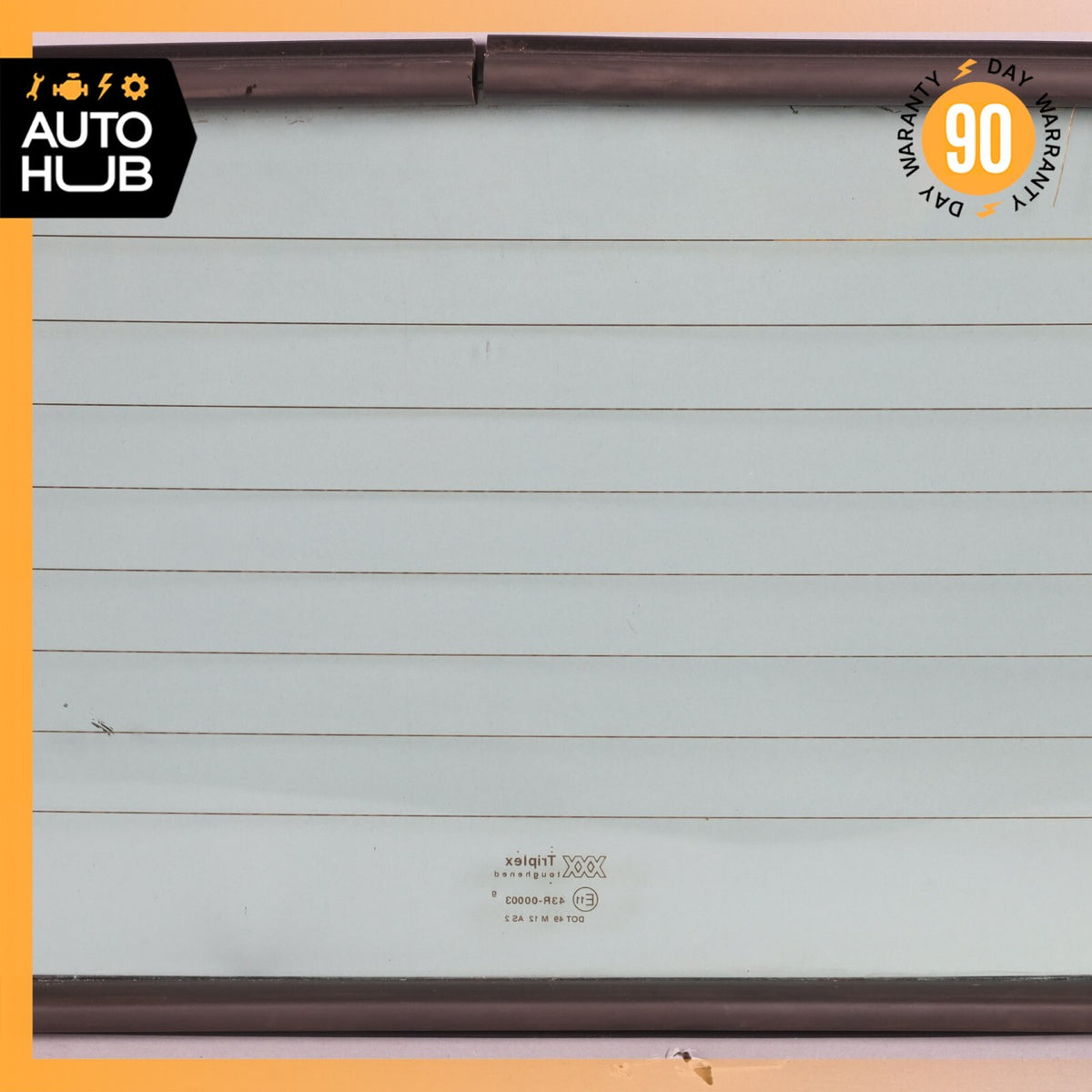 00-04 Aston Martin DB7 Vantage Rear Back Convertible Soft Top Window Glass 20k - photo 18