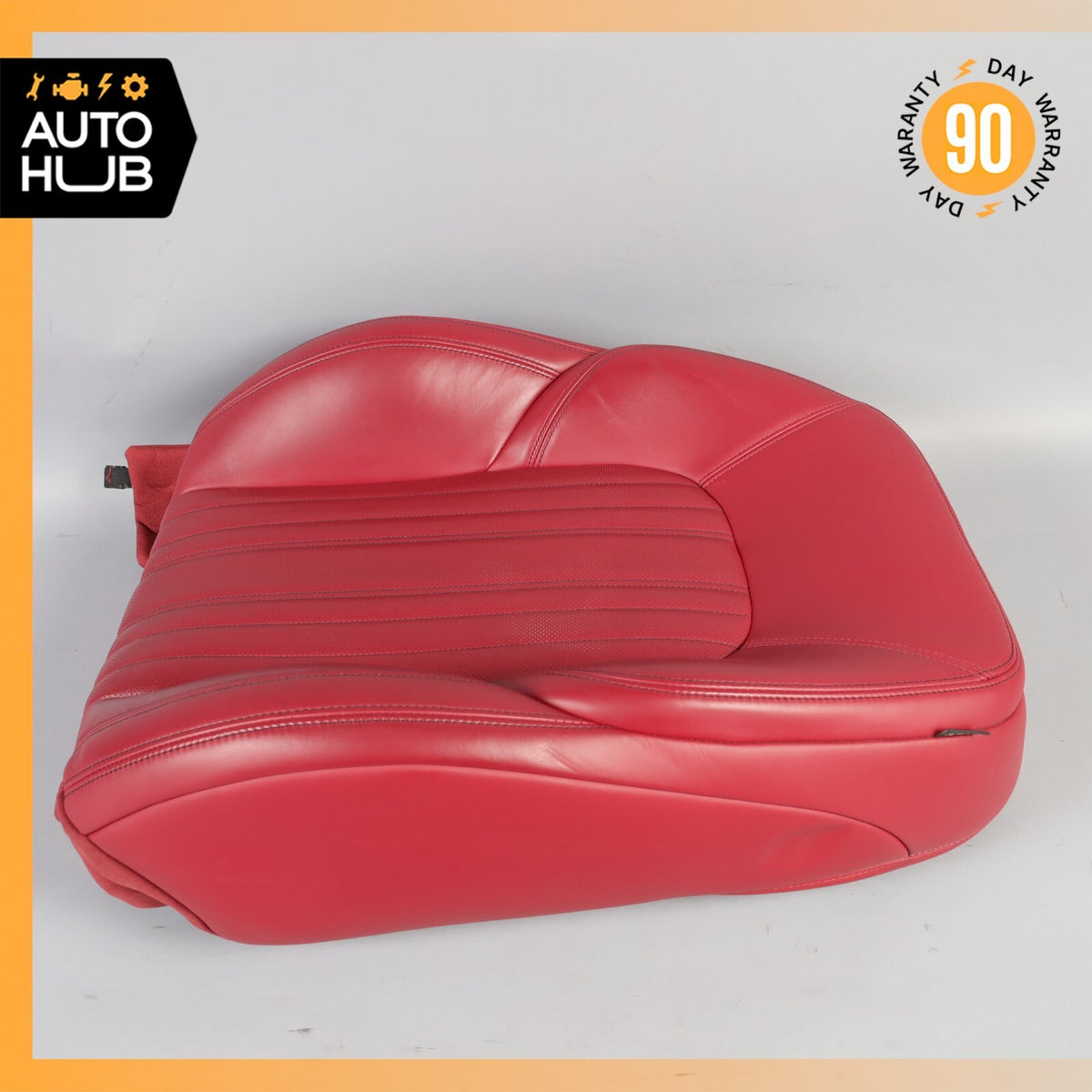 17-22 Maserati Levante S M161 Front Left Top Upper Seat Cushion Red OEM 26k - photo 9
