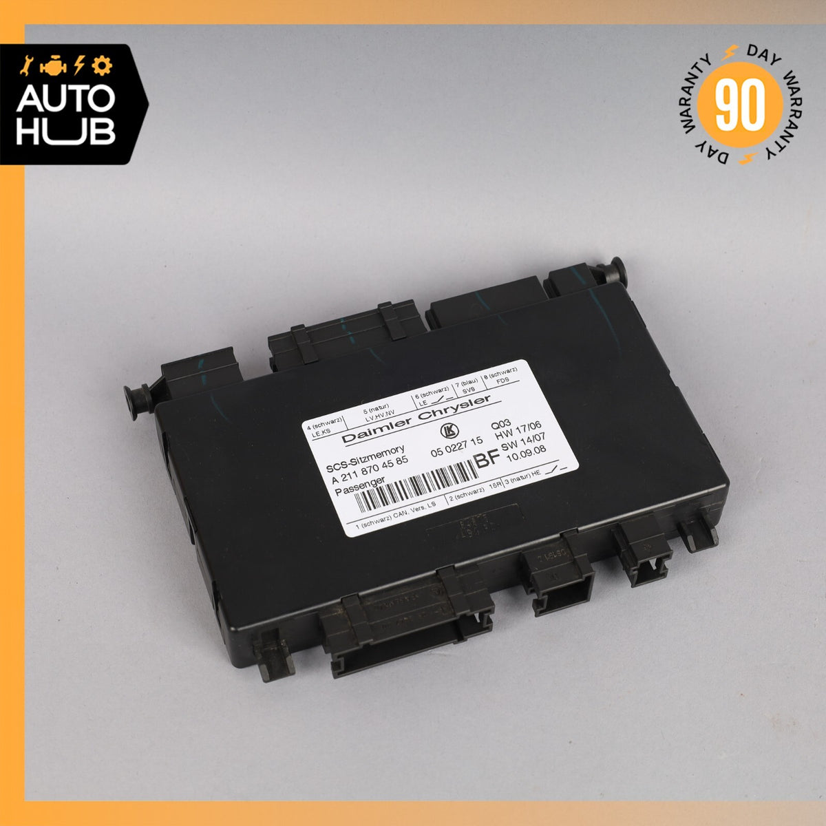 03-13 Mercedes X164 GL450 R350 Seat Control Module Front Left 2118704585 OEM - photo 1
