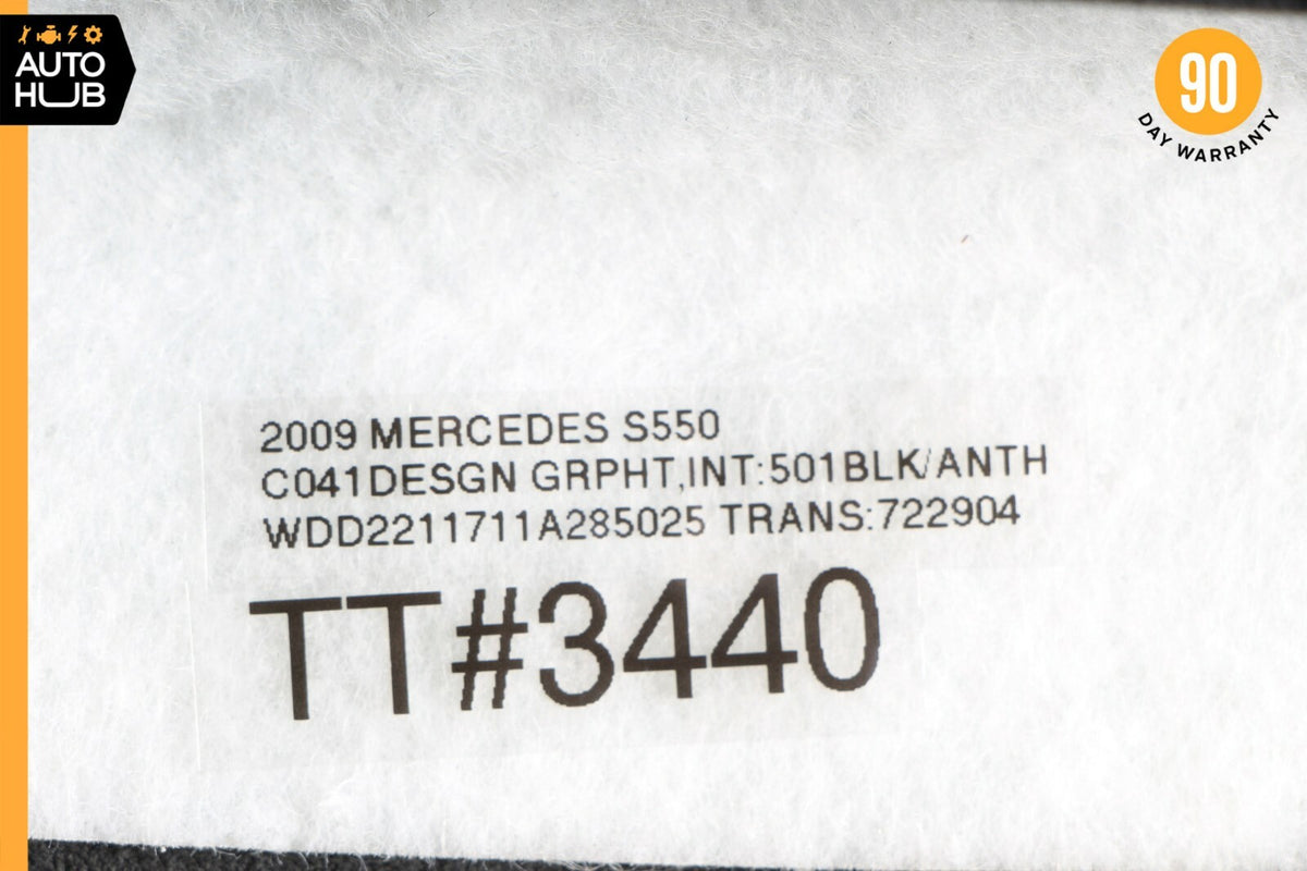 07-13 Mercedes W221 S550 S63 AMG Front Left Side A Pillar Trim Panel Suede OEM - photo 12