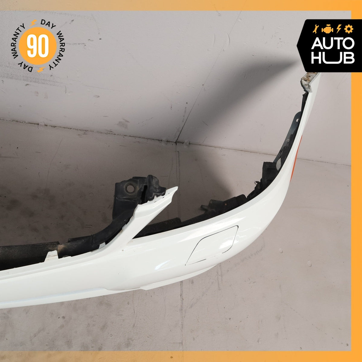 12-14 Mercedes W204 C250 C300 AMG Sport Front Bumper Cover Assembly White OEM - photo 10