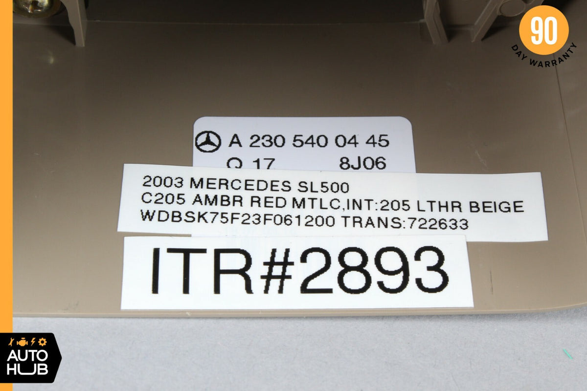 03-06 Mercedes R230 SL500 SL55 Steering Column Control Switch & Clock Spring OEM - photo 12