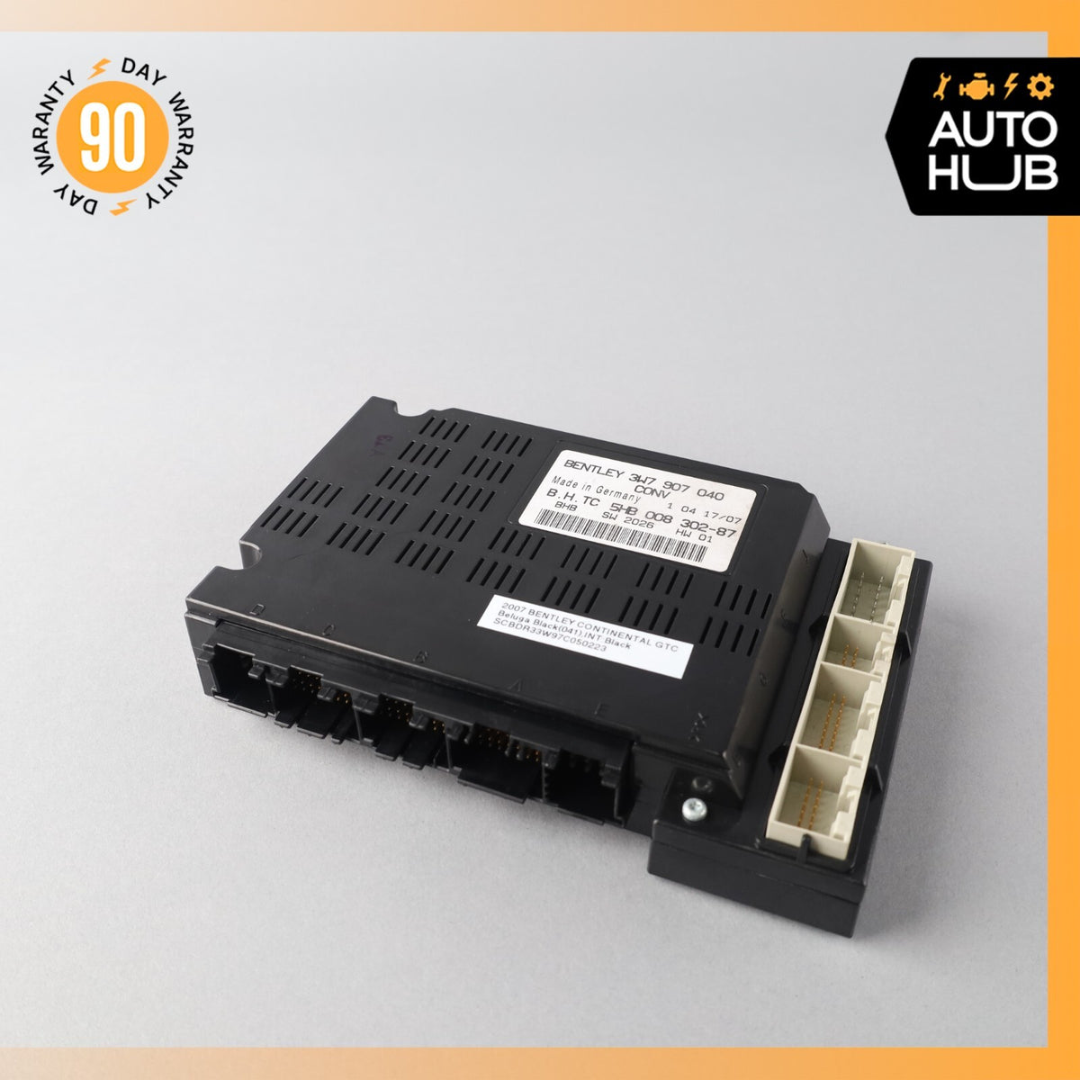 03-13 Bentley Continental GTC GT AC A/C Heater Control Module OEM 62k - photo 2