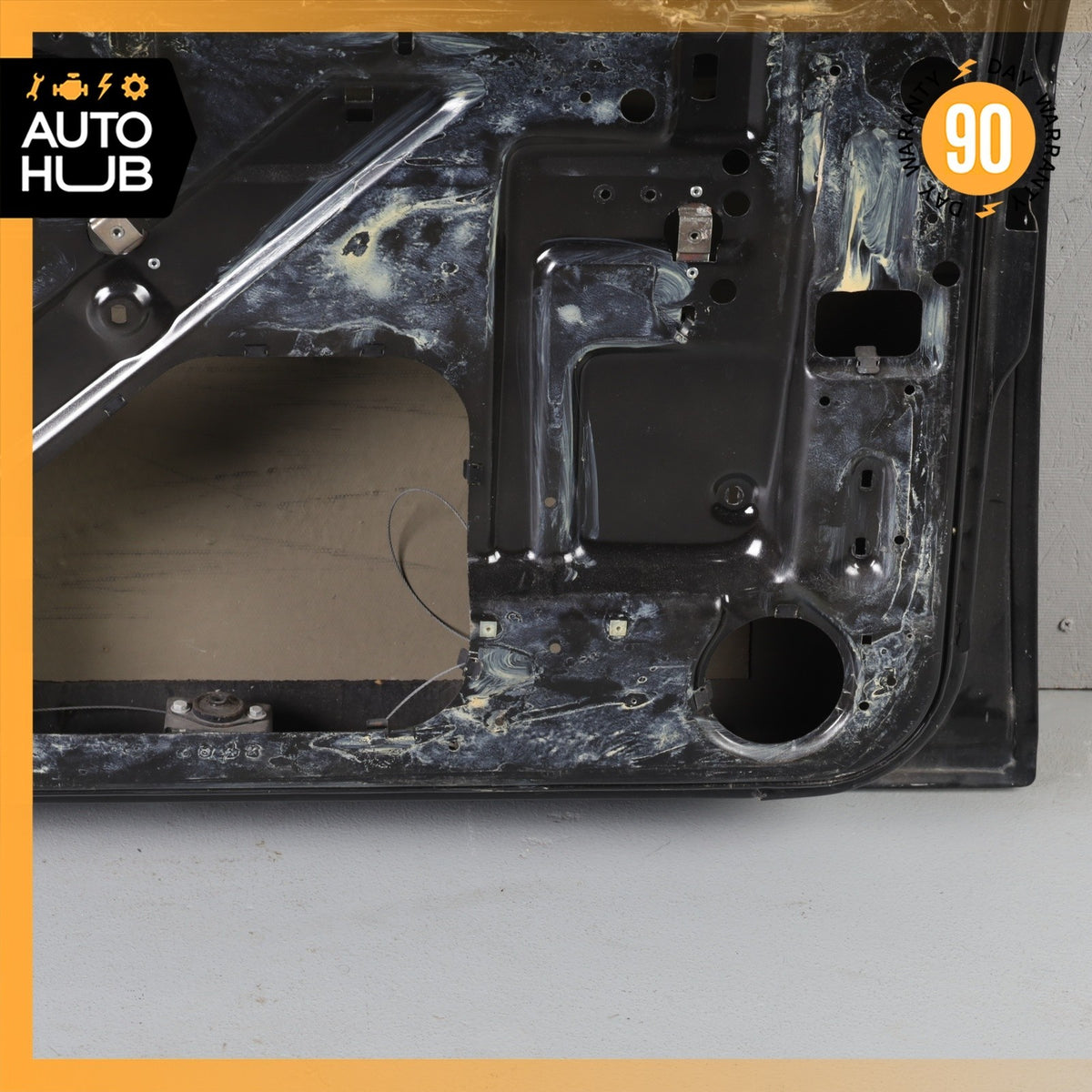 81-91 Bentley Eight / RR Silver Spirit Front Right Side Door Shell Black OEM 56k - photo 17