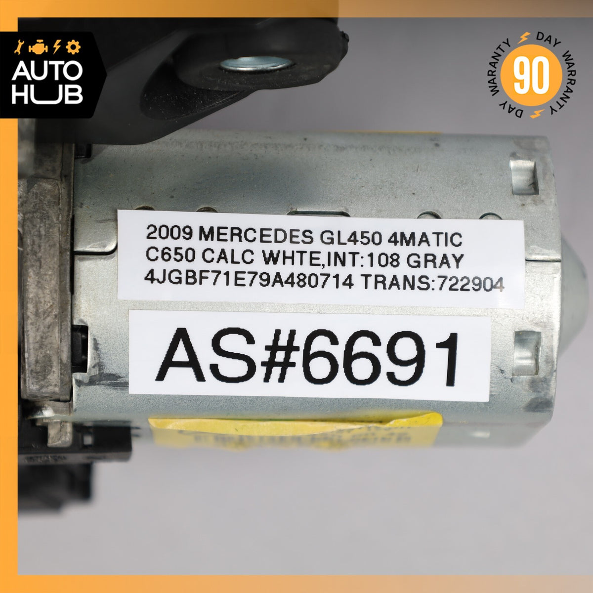 06-19 Mercedes X164 GL450 ML63 AMG R350 Rear Glass Windshield Wiper Motor OEM - photo 12