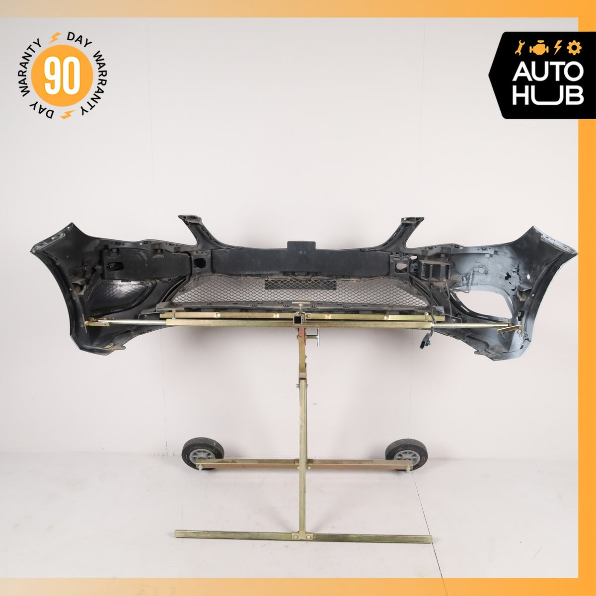 14-17 Mercedes W207 E350 E550 Base Front Bumper Cover Assembly Black OEM - photo 19