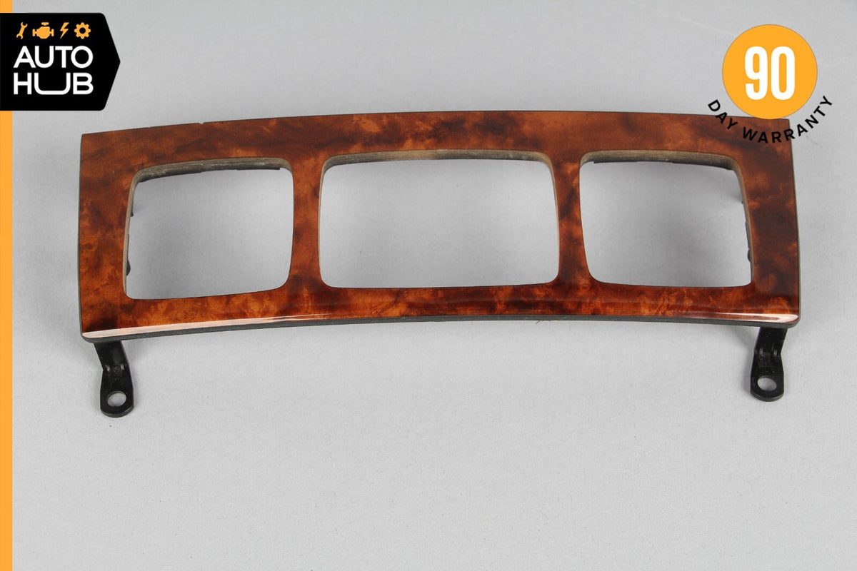 00-06 Mercedes W220 S55 AMG S500 CL500 A/C Heater Climate Control Wood Trim OEM - photo 9