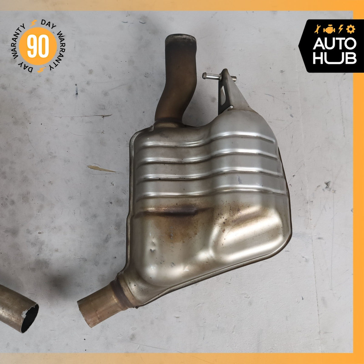 17-18 Mercedes W213 E43 AMG Left & Right Side Exhaust Muffler Mufflers OEM 77k - photo 14