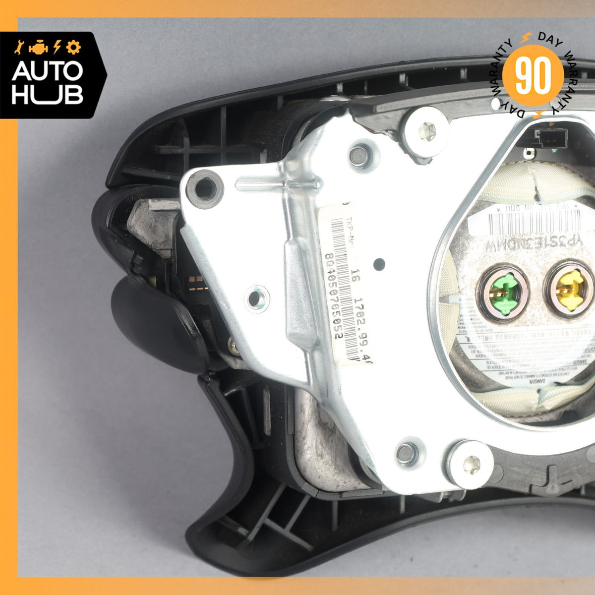 Mercedes R230 SL500 SL55 AMG CLK500 E350 Steering Wheel Airbag Air Bag Black OEM - photo 9