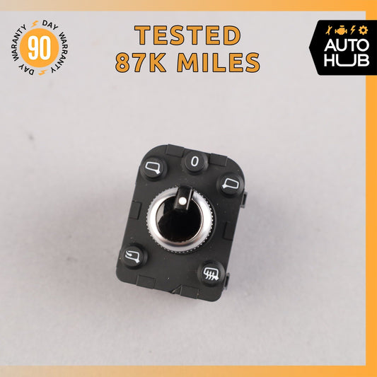 17-19 Audi 4M Q7 Rear View Door Mirror Adjust Switch OEM 87k - photo 1