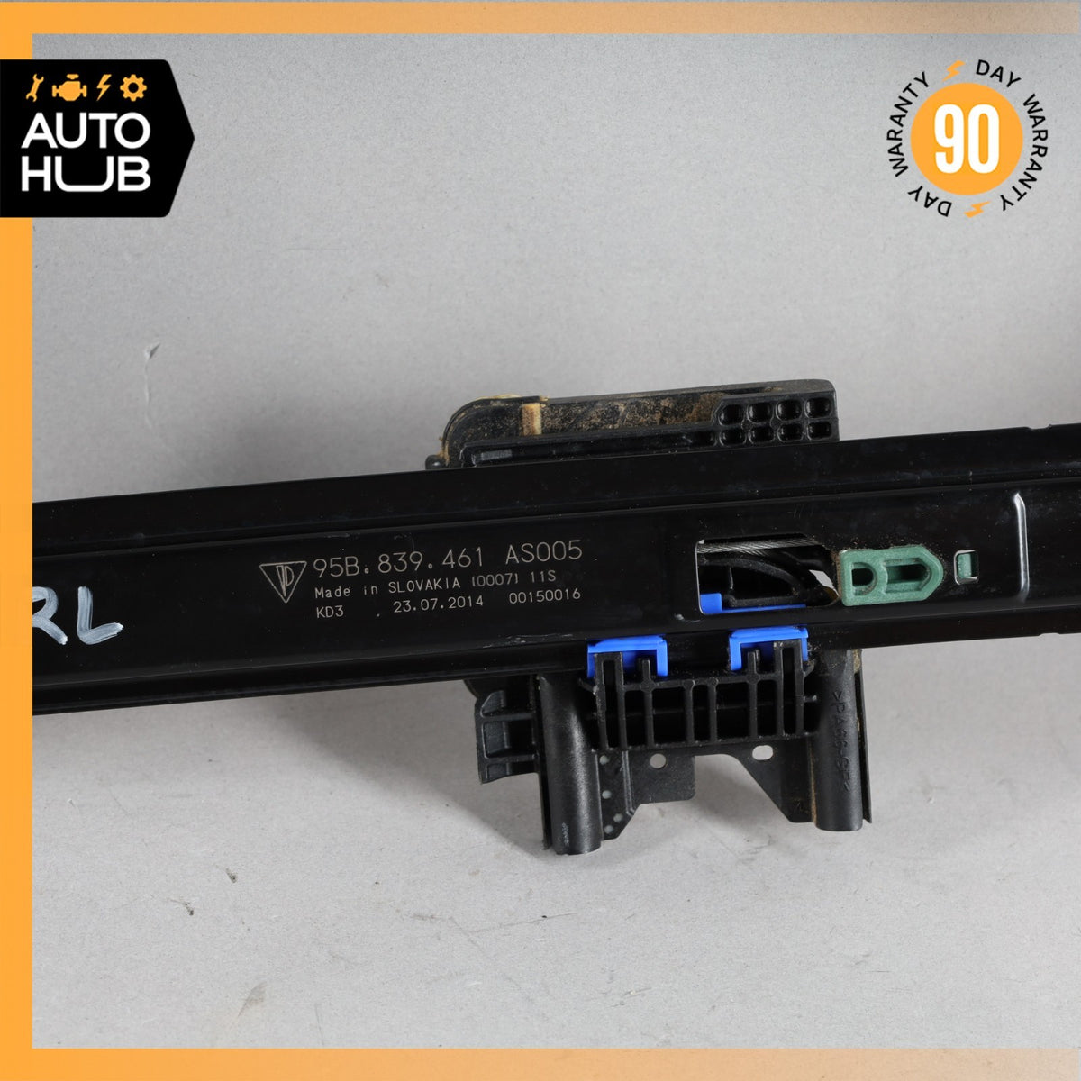 Porsche Macan 95B Rear Left Side Window Regulator w/ Motor 95B839461 OEM 88k - photo 4