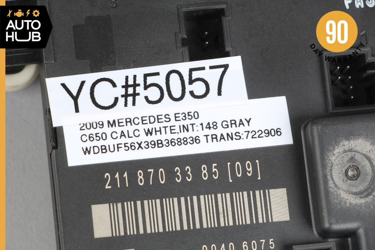 07-09 Mercedes W211 E350 E550 E320 Rear Left Door Control Module 2118703385 OEM - photo 8