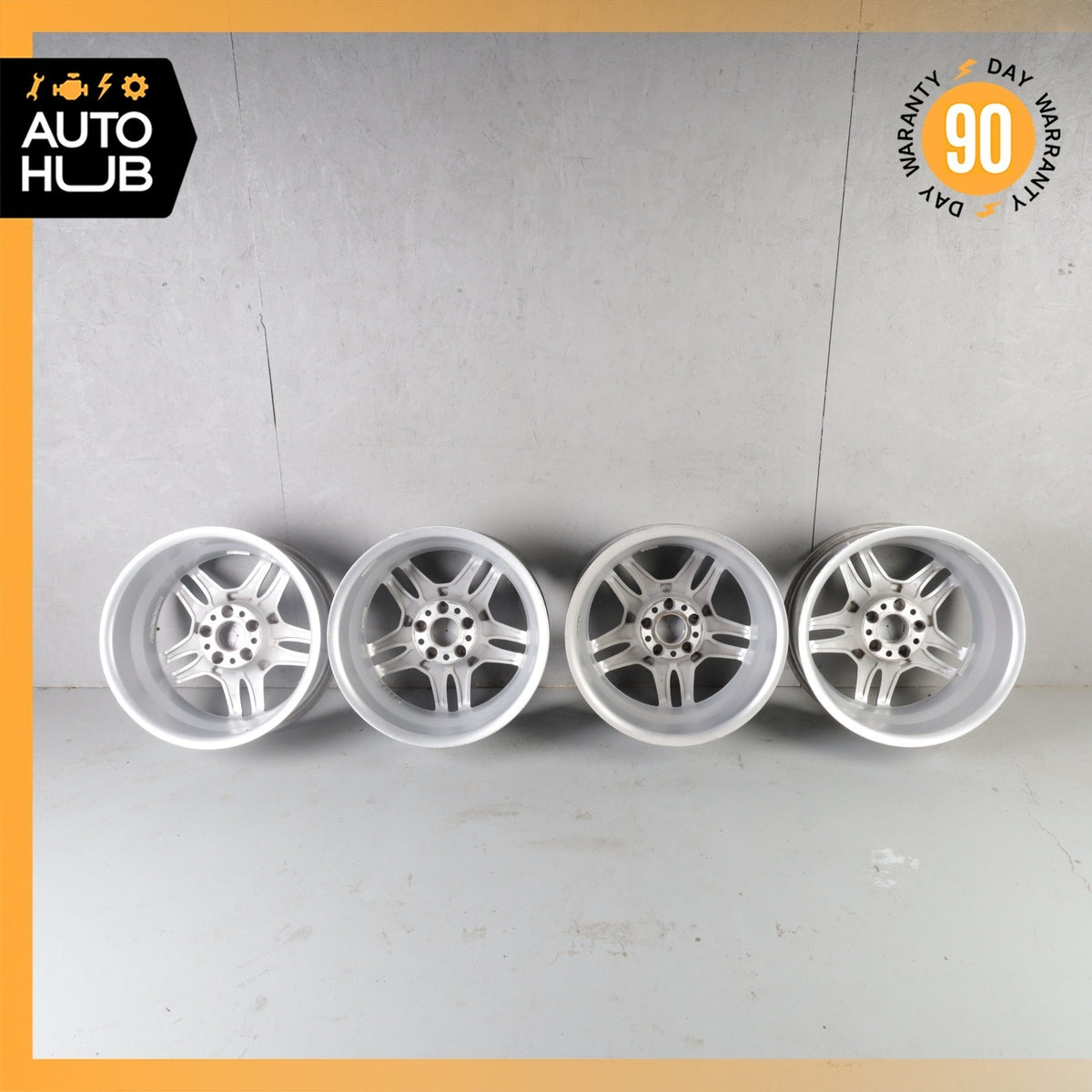 Mercedes R170 SLK230 SLK320 8 x 17 17" Wheel Rim Rims Set of 4 Aftermarket - photo 6