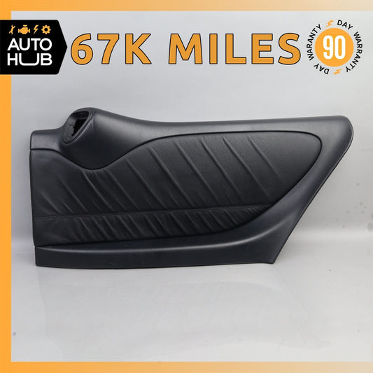 06-09 Mercedes W209 CLK350 CLK550 Rear Right Passenger Side Door Panel Black OEM - photo 1