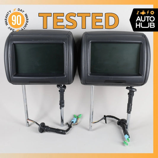 14-17 Range Rover Sport L494 Left & Right Headrest Screen Monitor Display Set - photo 1