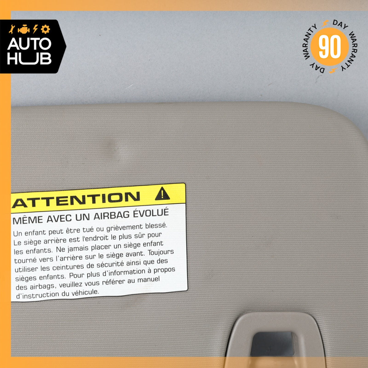 10-16 Porsche Panamera 970 Hybrid Left Driver Side Sun Visor Sunvisor OEM 89k - photo 7