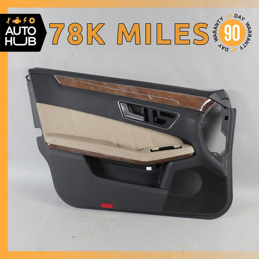 10-13 Mercedes W212 E350 E550 Front Left Driver Side Interior Door Panel OEM 78k - photo 1