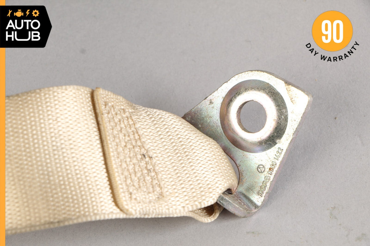 07-10 Mercedes W216 CL550 CL600 CL63 Rear Left Driver Side Seat Belt Beige OEM - photo 5
