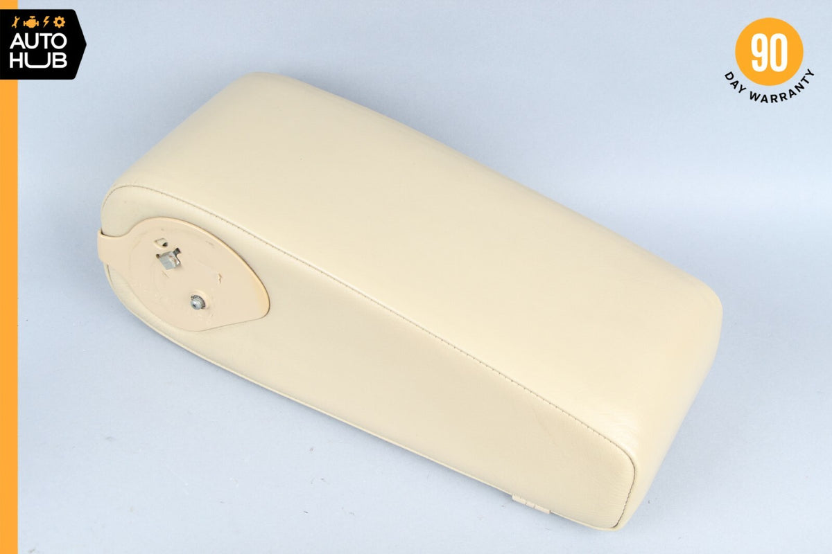 89-95 Mercede W124 300CE E320 Coupe Rear Folding Armrest Arm Rest Beige OEM - photo 7