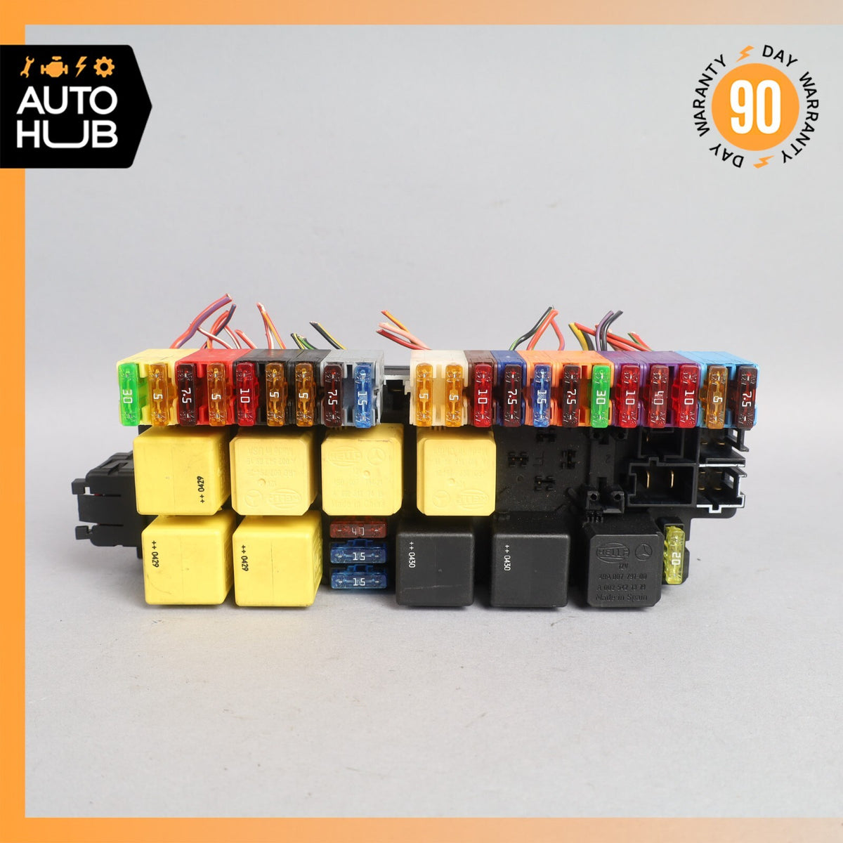03-12 Mercedes R230 SL500 SL55 Front Left SAM Fuse Box Control Module OEM 41k - photo 5