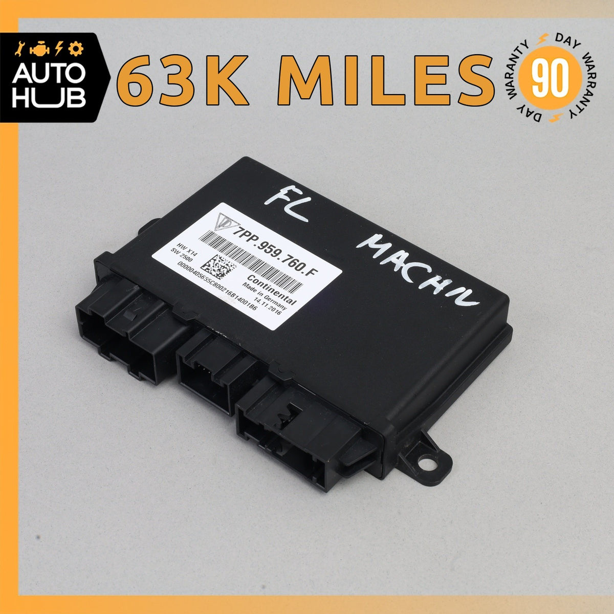 Porsche Macan 95B Front Left or Right Side Seat Control Module 7PP959760F OEM - photo 1
