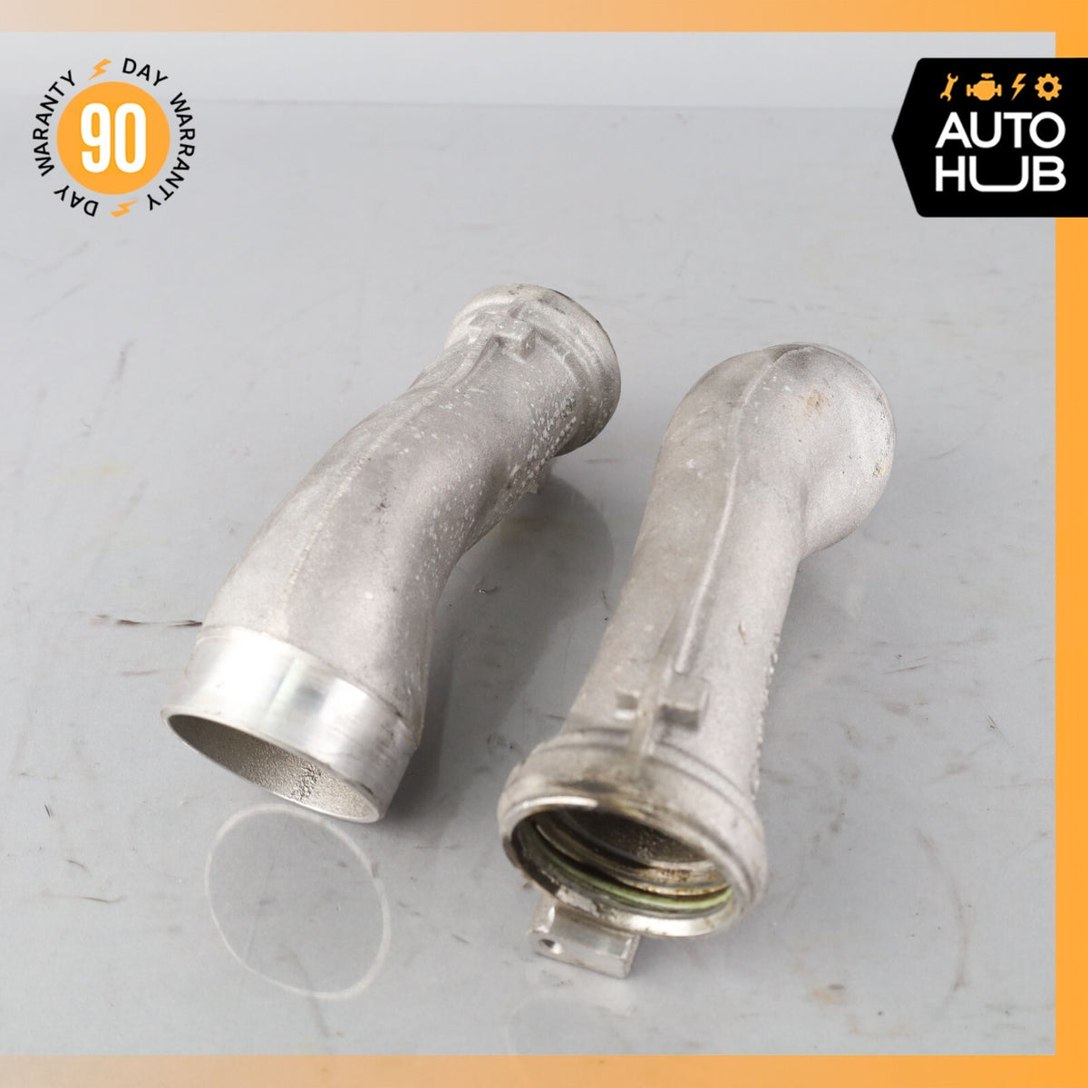 Mercedes W222 Maybach S600 Left & Right Turbo Air Intake Tube Pipe Duct Set OEM - photo 2
