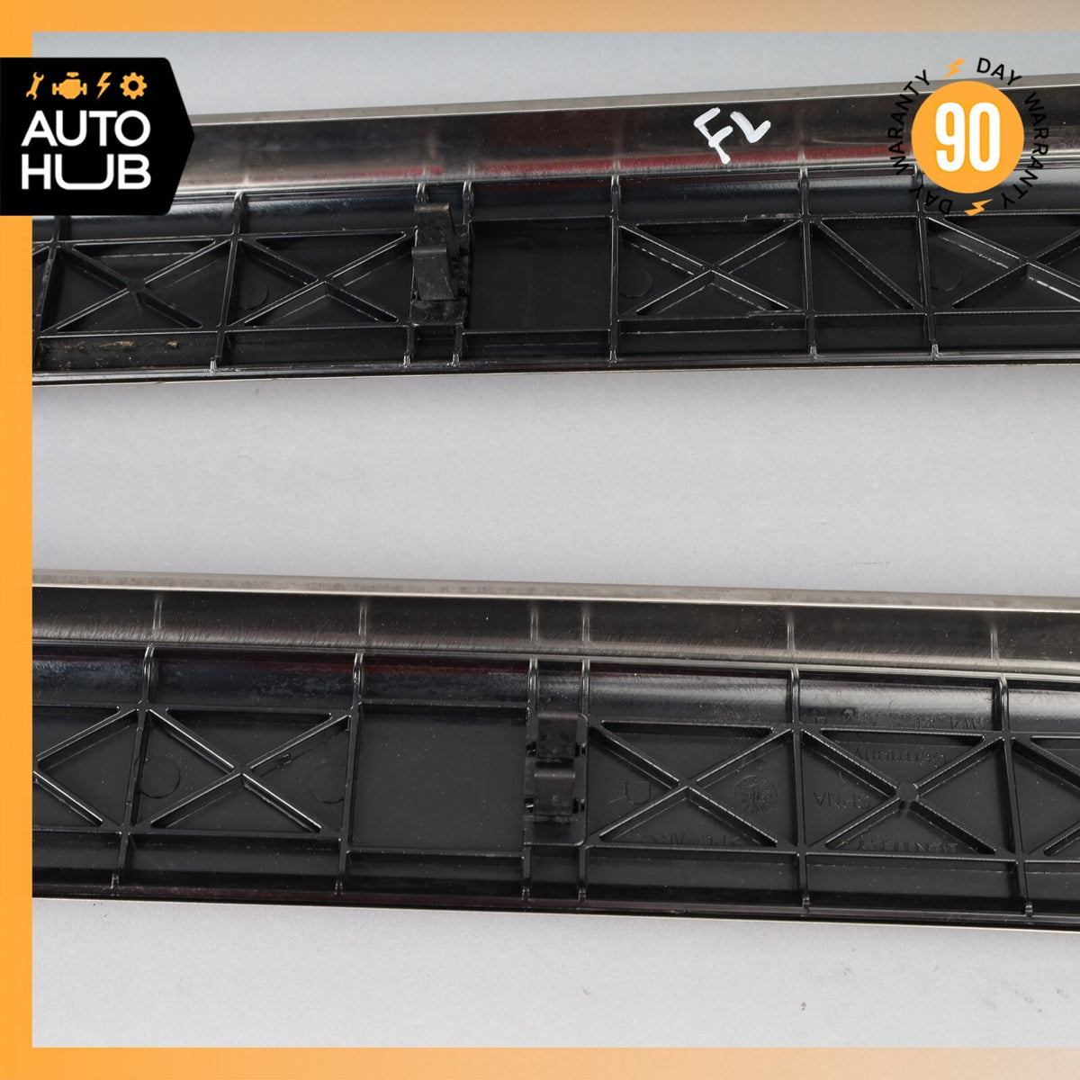06-13 Bentley Continental Flying Spur Front Left & Right Door Step Sill Set OEM - photo 9