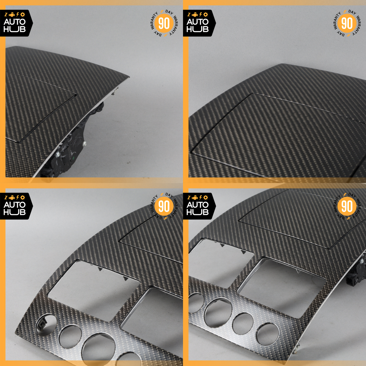 10-15 Aston Martin DB9 Rapide Center Console Navi Trim Bezel Panel Carbon OEM - photo 21