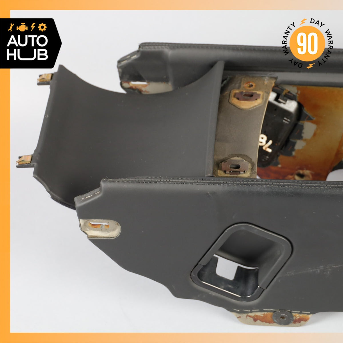 03-17 Bentley Continental GT Coupe Rear Center Console Armrest Storage Black OEM - photo 5
