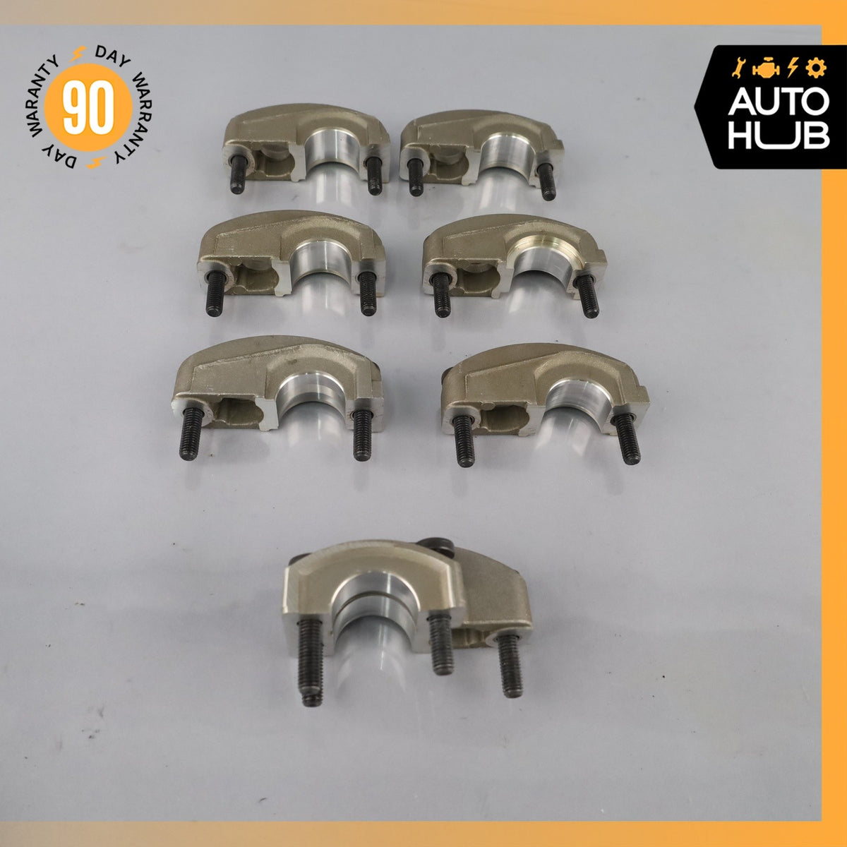 92-02 Mercedes W140 CL600 S600 Left Cylinder Head Camshaft Holder Set of 7 OEM - photo 7