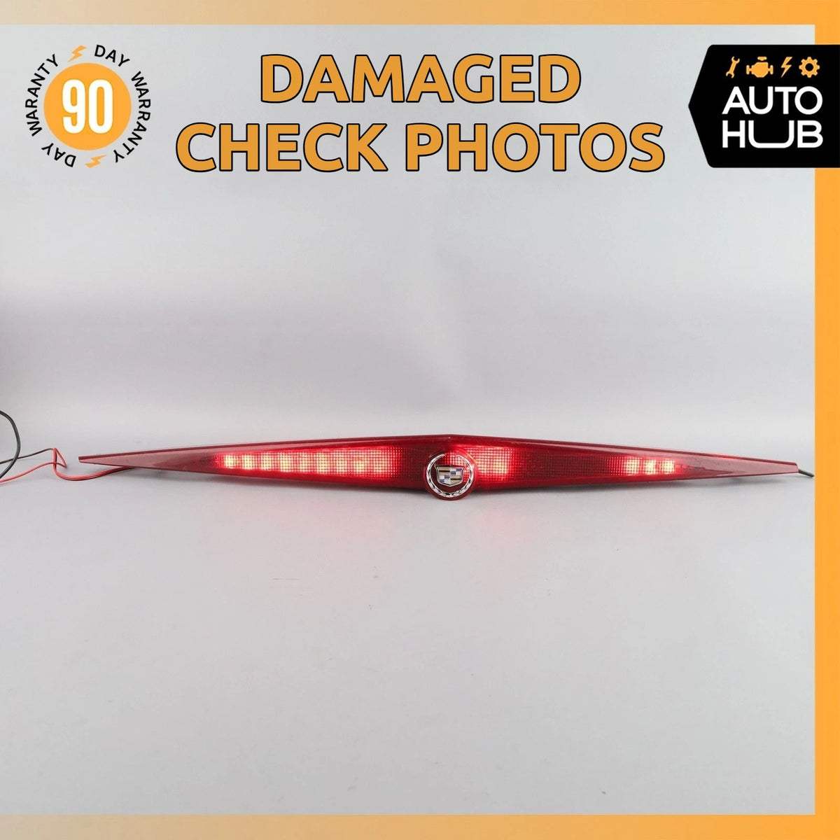 04-09 Cadillac XLR Third 3rd Brake Stop Light Lamp 10342236 OEM - photo 1