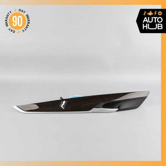 14-18 BMW F15 X5 Left Side Interior Door Handle w/ Trim OEM - photo 1