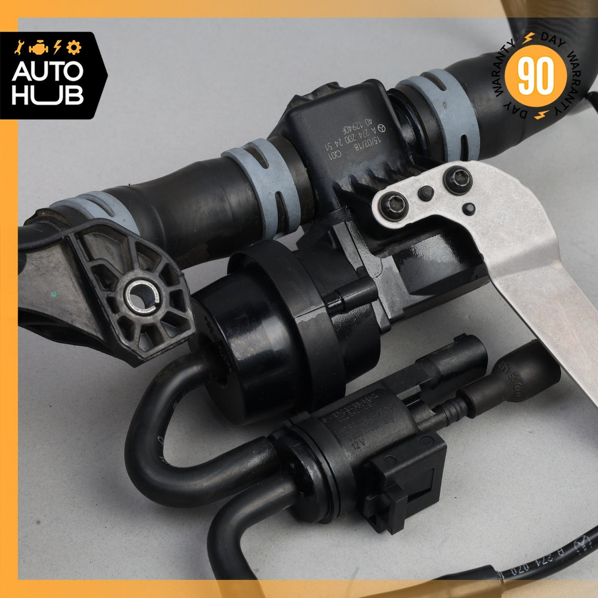16-19 Mercedes X253 GLC300 Between Thermostat Heater Water Line OEM - photo 15