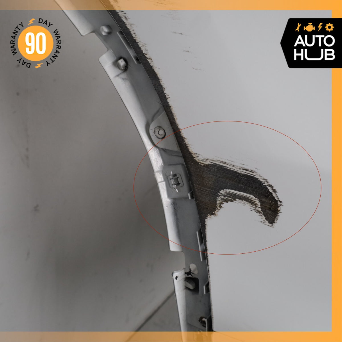 11-14 Porsche Cayenne 958 Rear Bumper Cover Assembly White OEM - photo 8