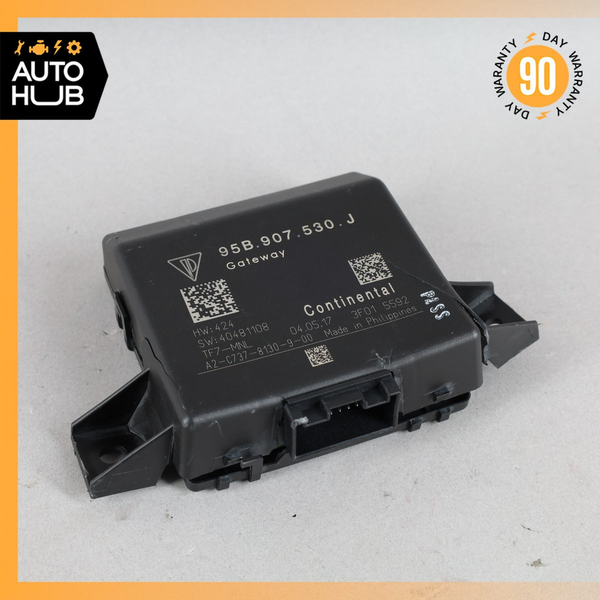 Porsche 991 911 Carrera 4S Gateway Control Module 95B907530J OEM 24k - photo 1