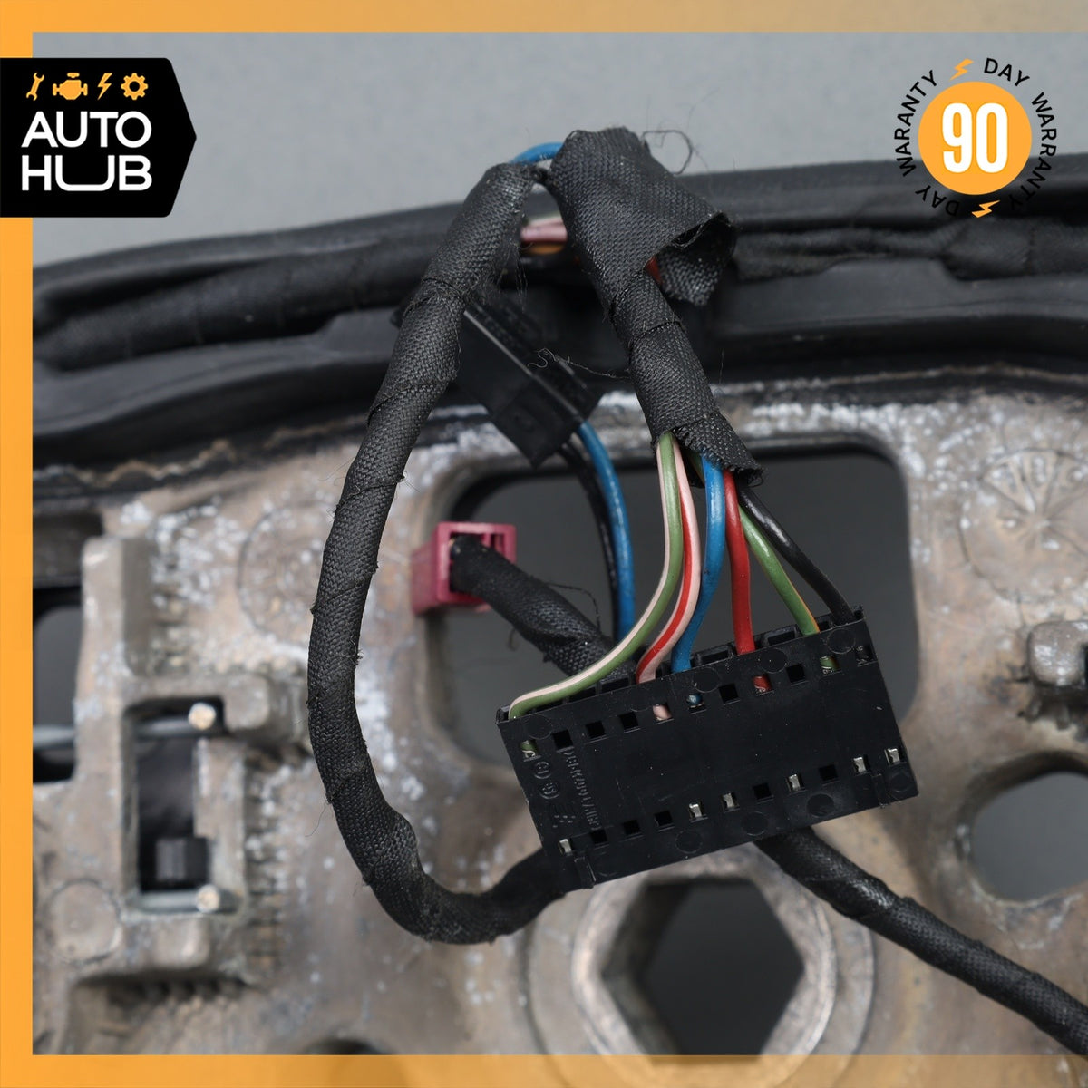 14-22 LR Range Rover Sport L494 Leather Heated Steering Wheel w/ Switches OEM - photo 9