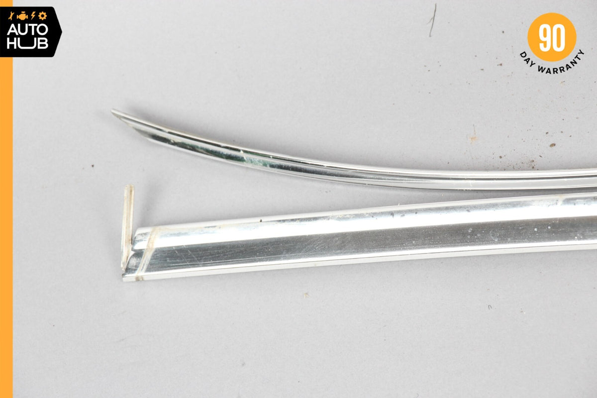 Mercedes R107 450SL 380SL Convertible Front Windshield Molding Trim Set OEM 86k - photo 2