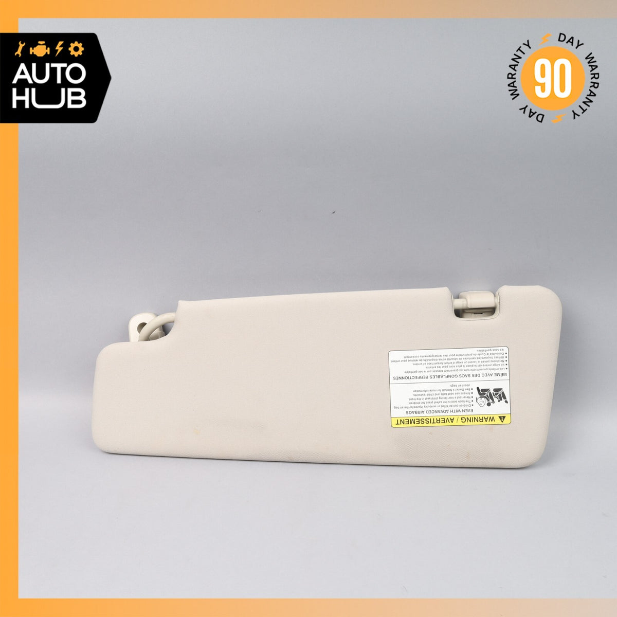 10-16 Land Rover LR4 HSE Sun Visor Sunvisor Front Right Passenger Side OEM - photo 7
