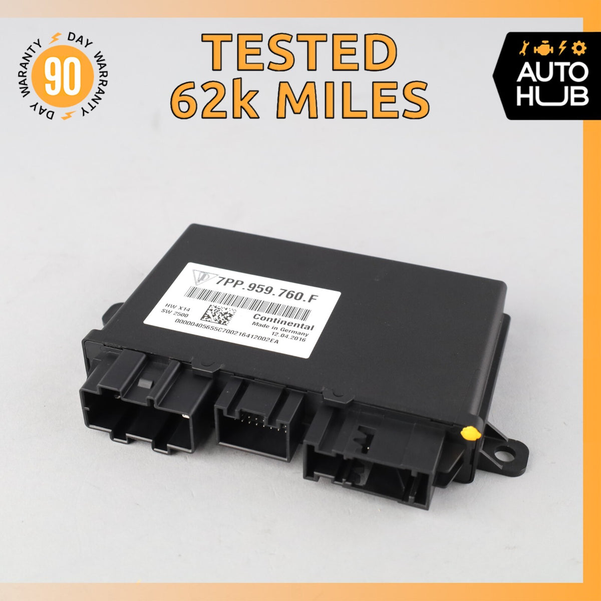 Porsche Cayenne 958 E-Hybrid Front Left or Right Seat Control Module OEM 62k - photo 1