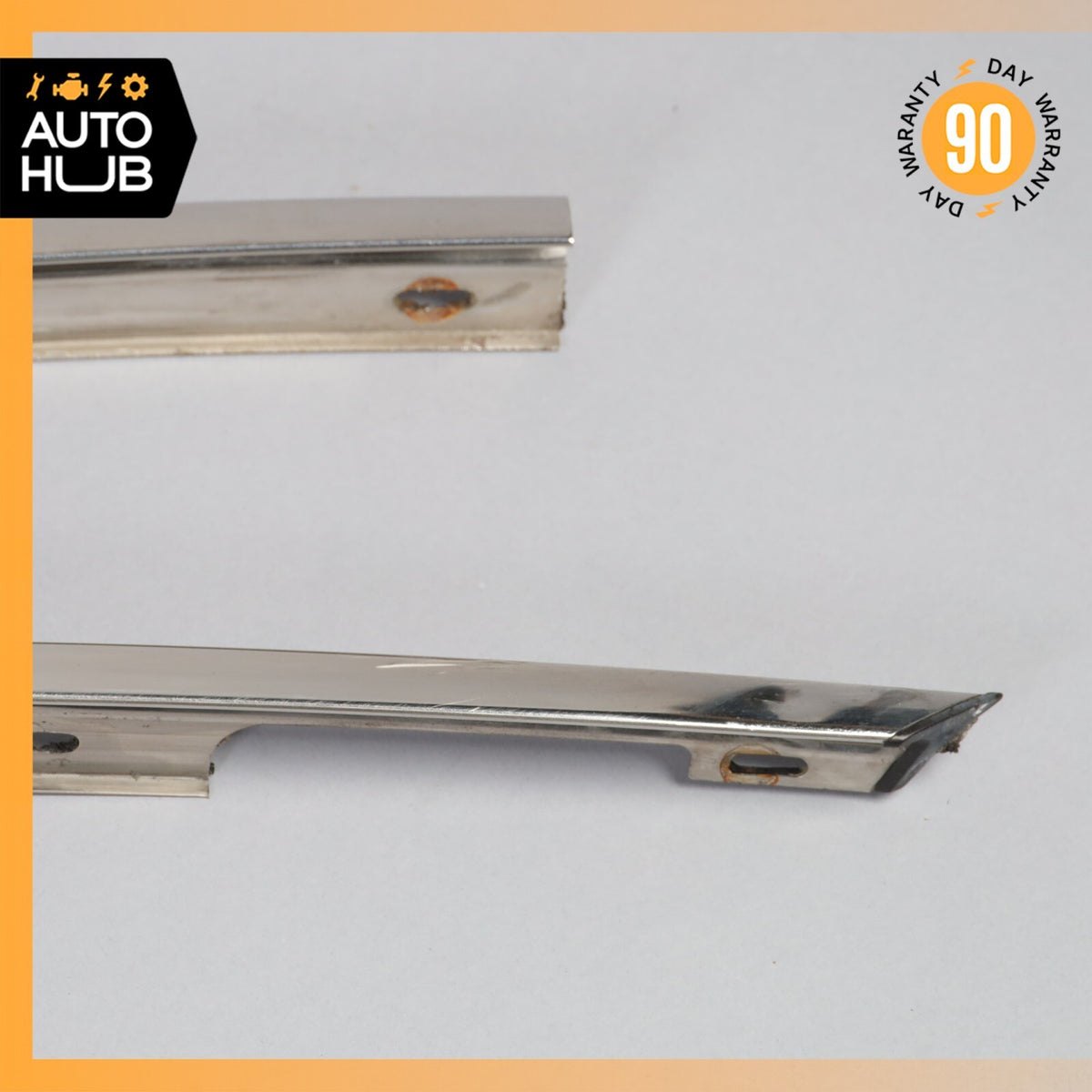 03-10 Bentley Continental GT Front Left & Right Door Window Molding Frame OEM - photo 14