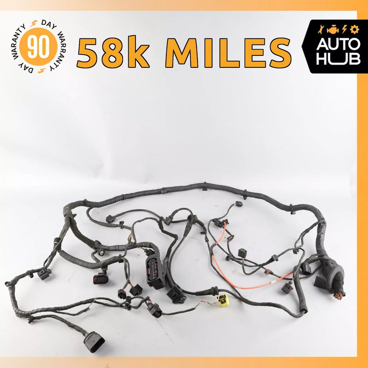 Bentley Continental Flying Spur Engine Motor Left Side Wiring Harness Cut 58k - photo 1
