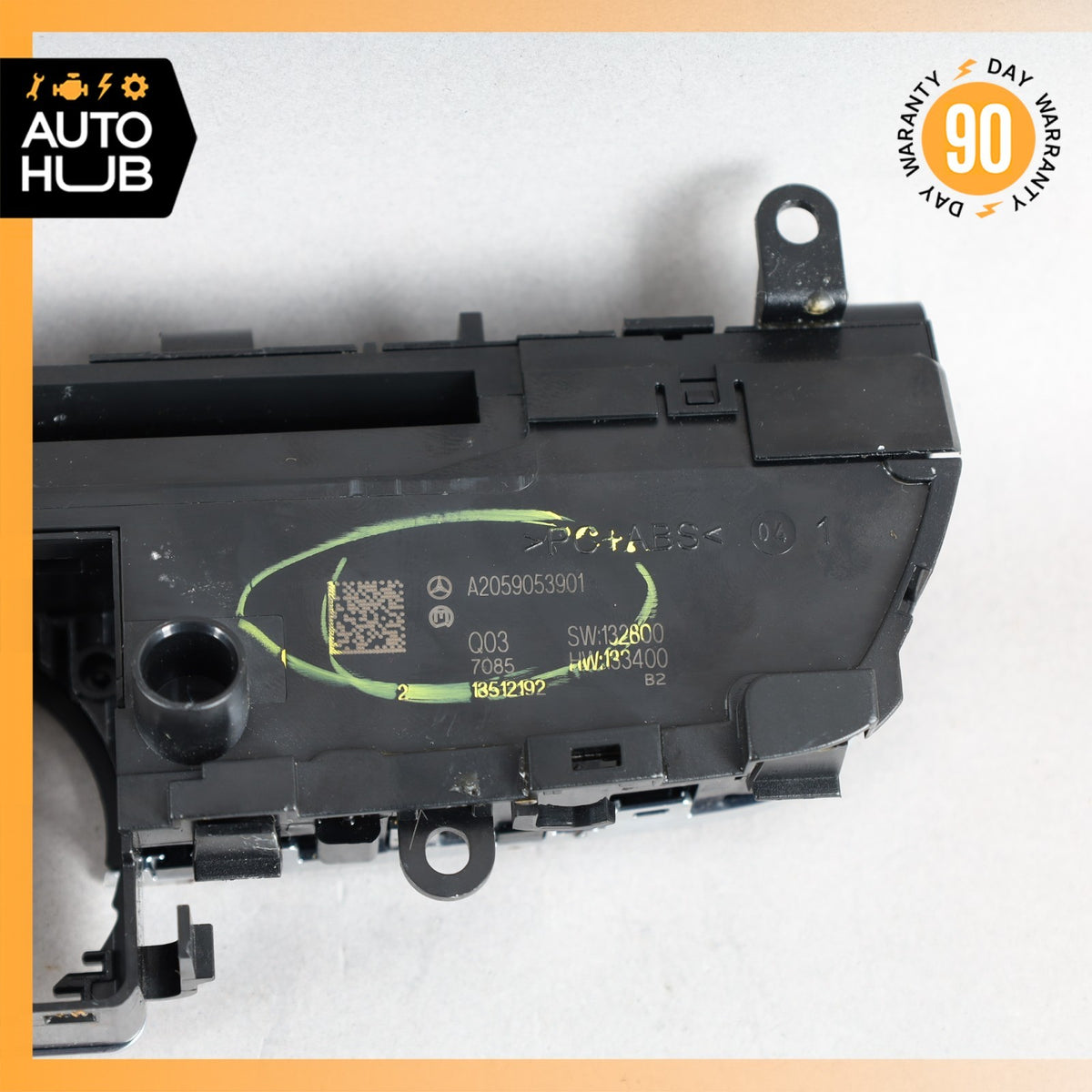 15-19 Mercedes W205 C350e Center Dashboard Hazard Control Switch OEM - photo 10