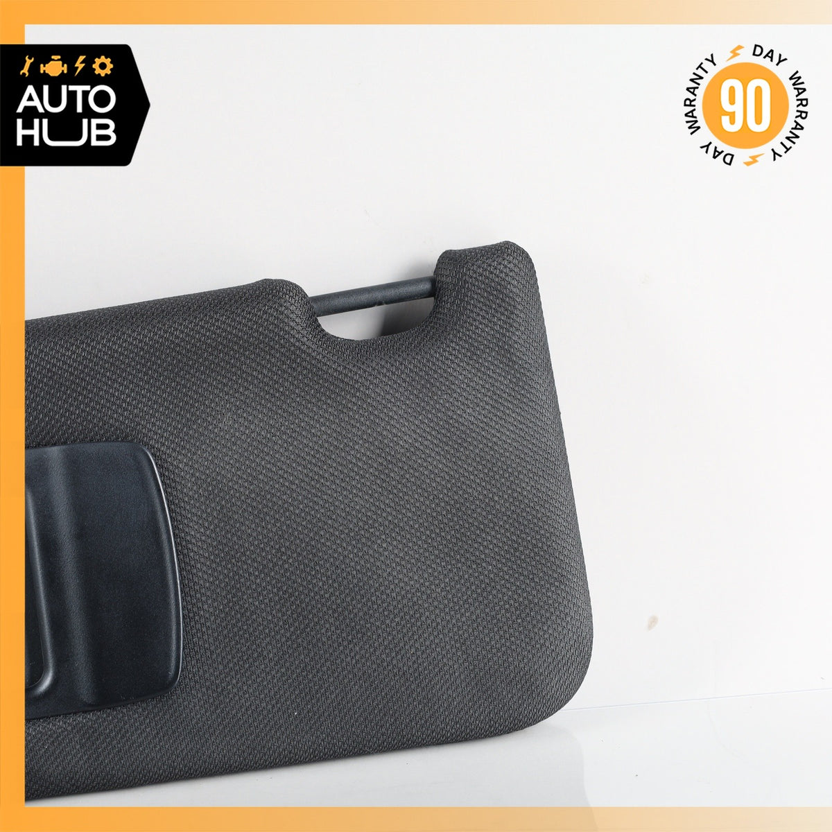 11-16 BMW F10 550i Left Driver Side Sunvisor Sun Visor Black 51168038165 OEM - photo 4