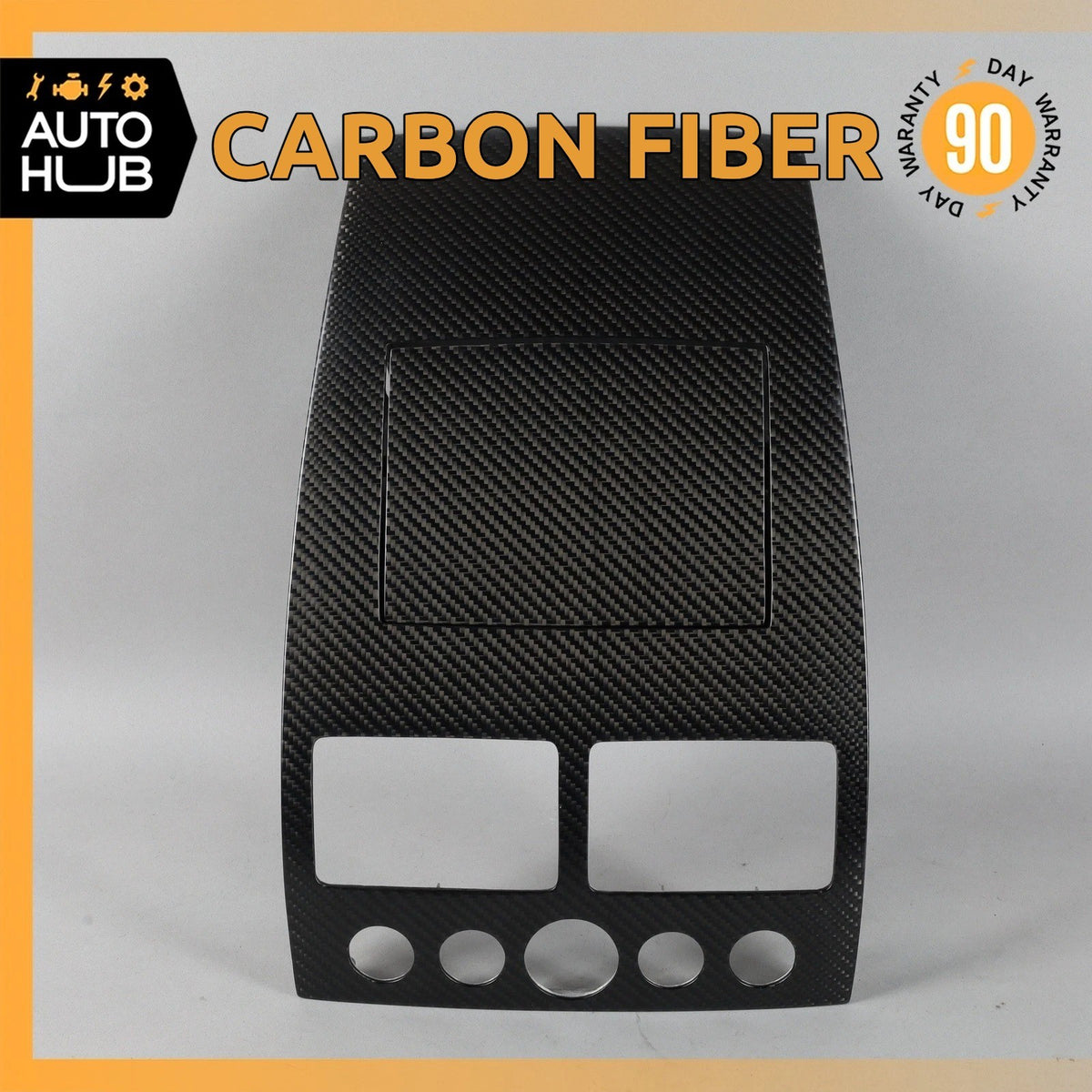 10-15 Aston Martin DB9 Rapide Center Console Navi Trim Bezel Panel Carbon OEM - photo 1