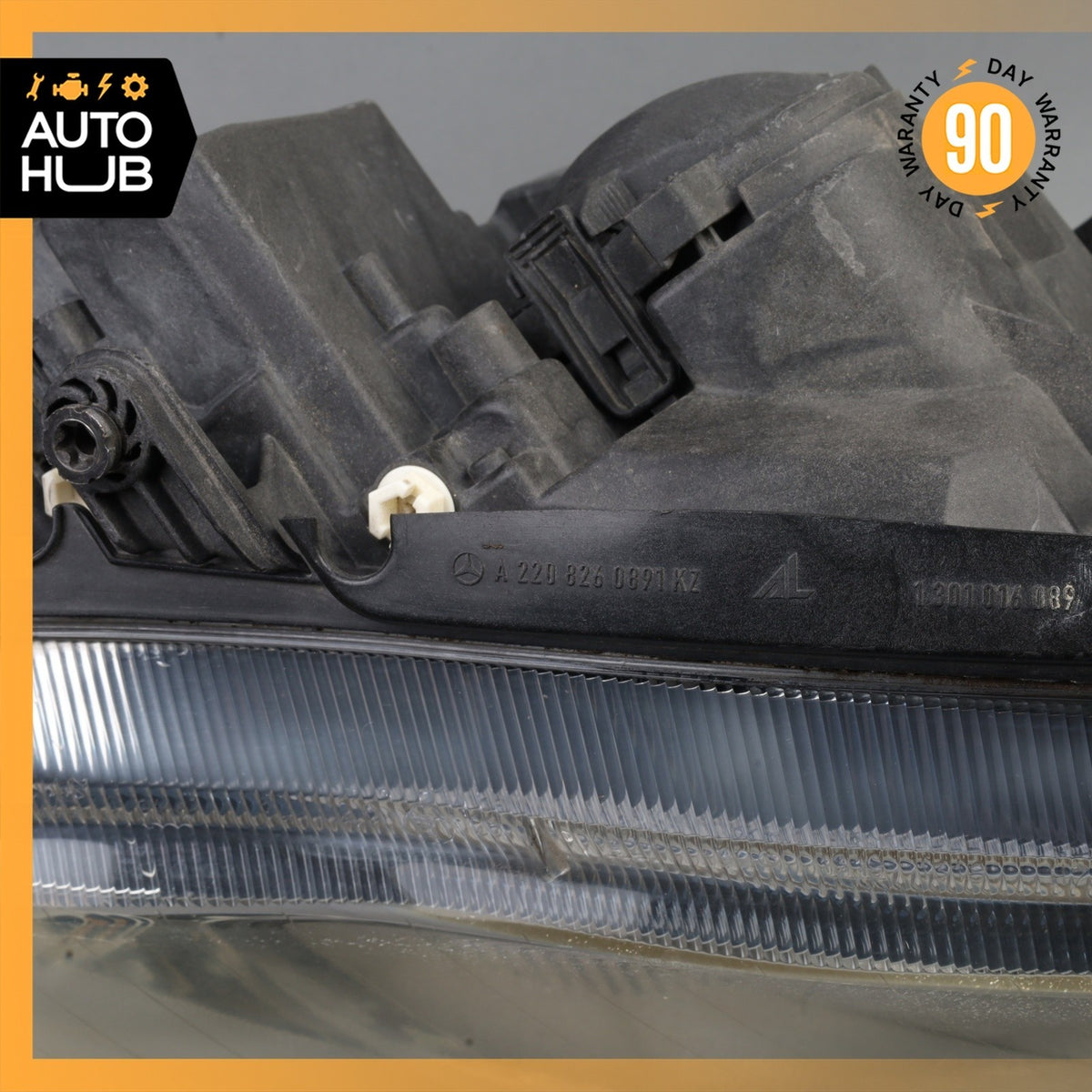 03-06 Mercedes W220 S350 S430 S500 Right Headlight Lamp Halogen OEM - photo 11