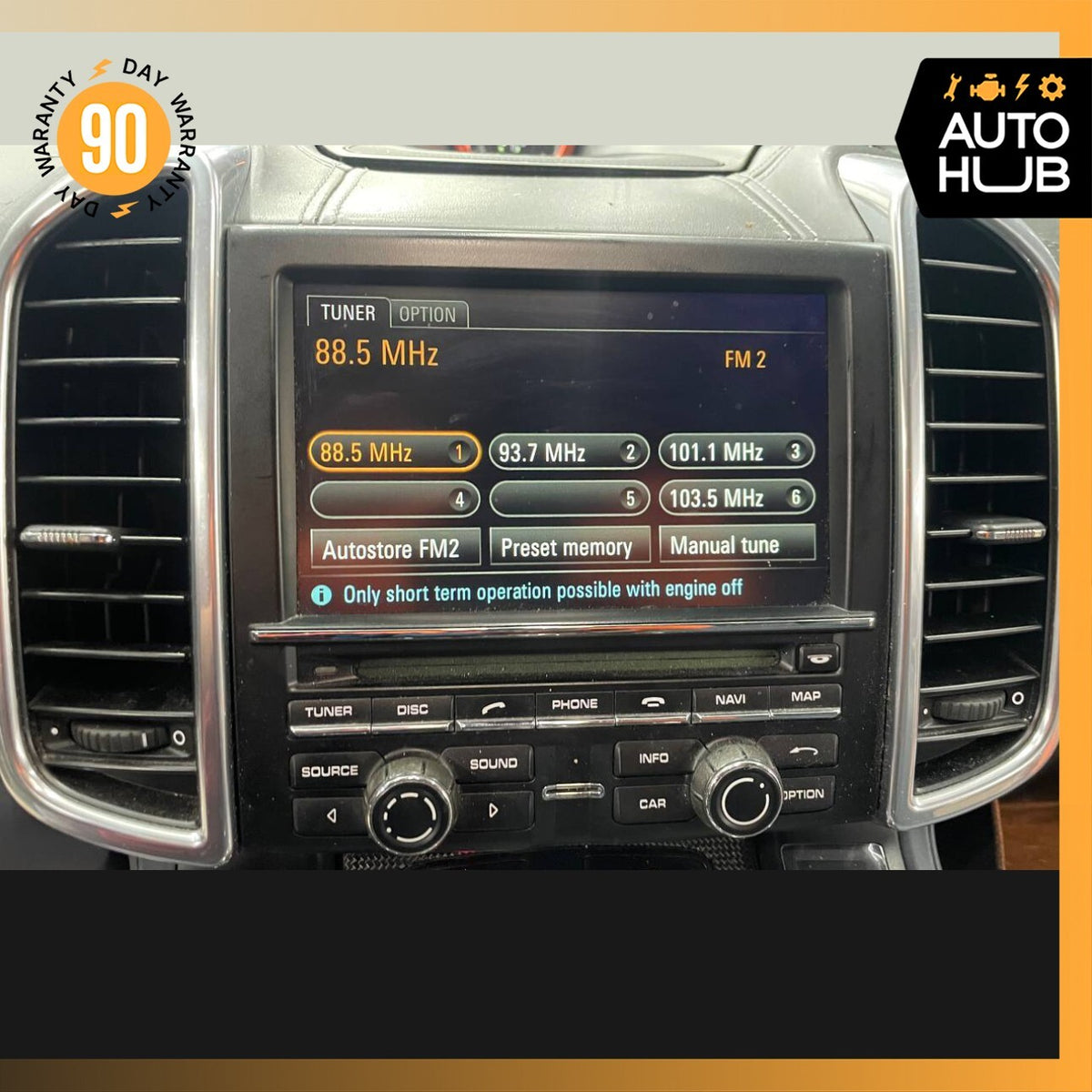 11-16 Porsche Cayenne 958 Turbo Command Head Unit Navigation Radio OEM - photo 2
