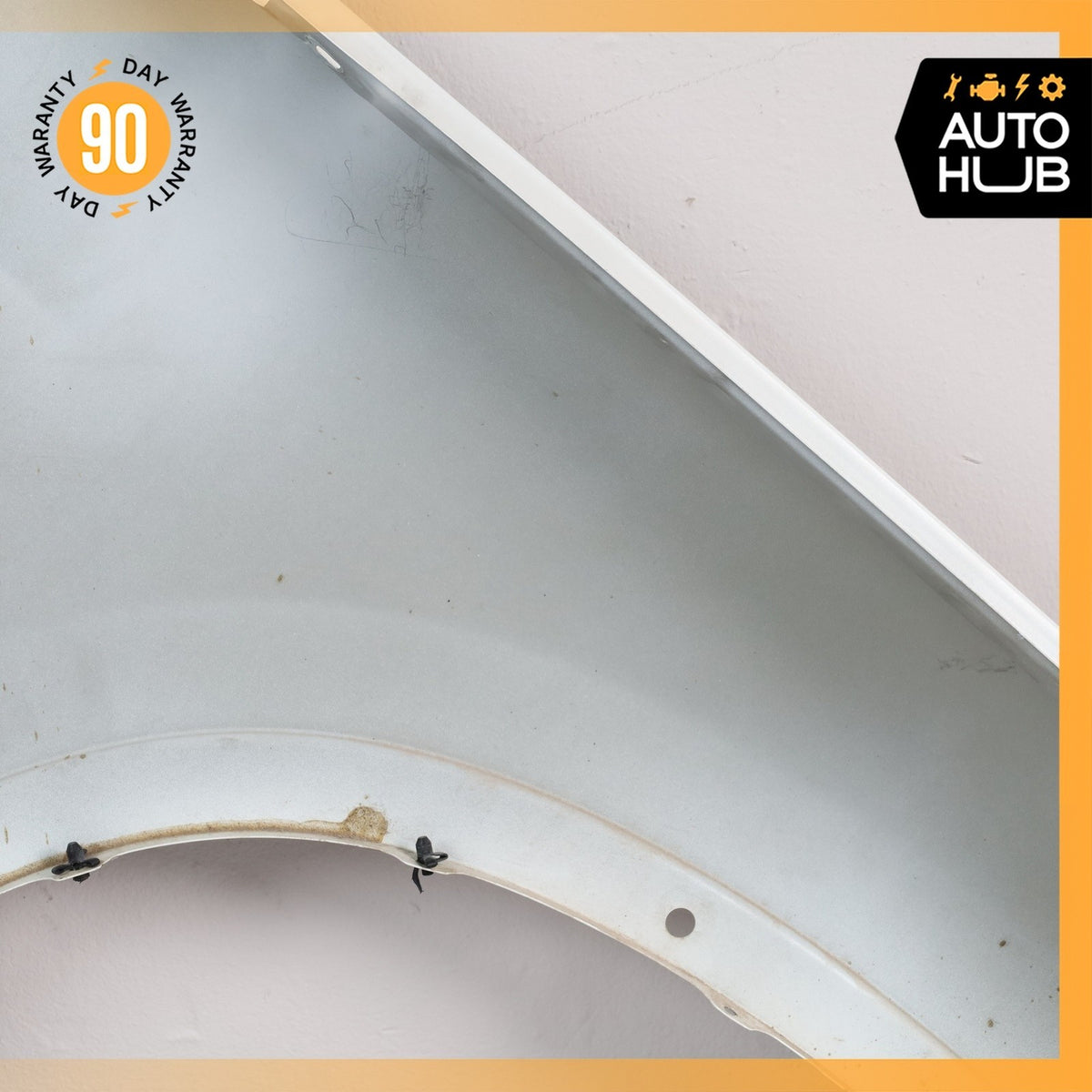 13-15 BMW E84 X1 Left Driver Side Fender Assembly White OEM - photo 11