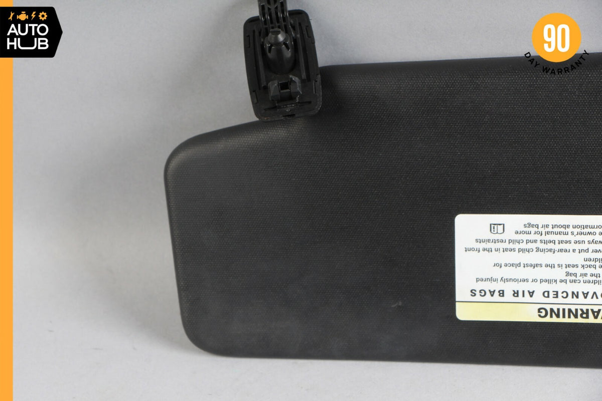 08-14 Mercedes W204 C300 C250 C350 Right Side Sunvisor Sun Visor Black OEM - photo 3