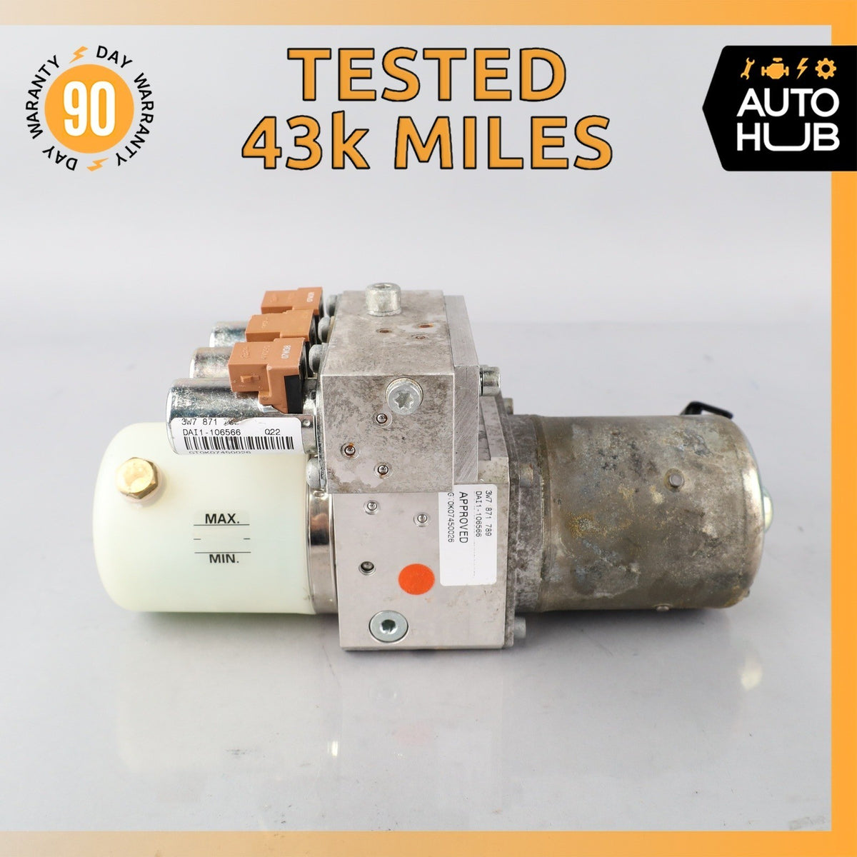 07-18 Bentley Continental GTC Top Convertible Roof Hydraulic Pump 3W7871789 OEM - photo 1
