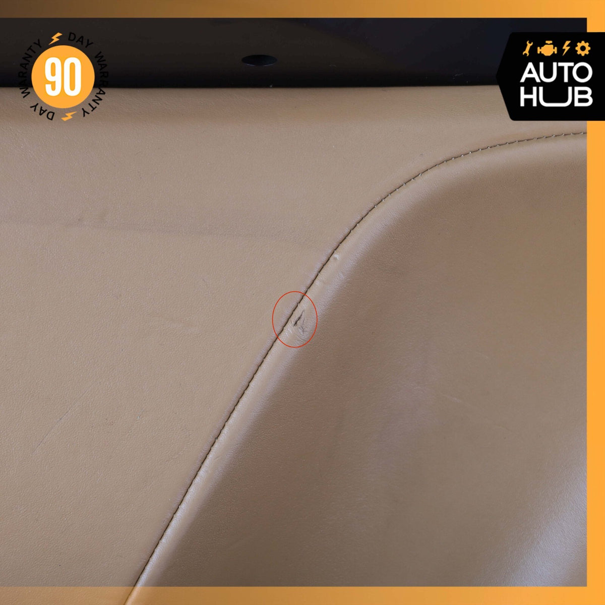 Porsche Cayenne 958 Turbo Rear Left Side Interior Door Panel Natur Leather OEM - photo 7